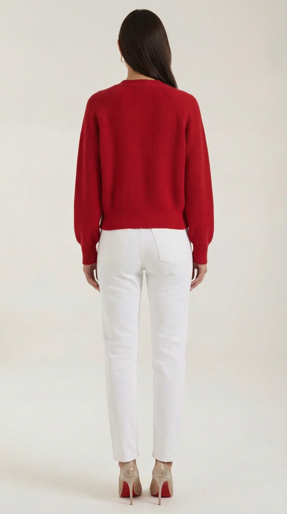 Olalla Josefina™ | Cardigan con escote en V y cierre de botones