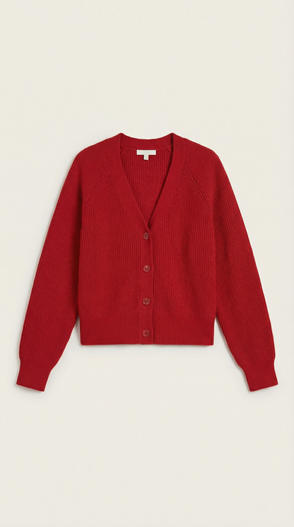 Olalla Josefina™ | Cardigan con escote en V y cierre de botones