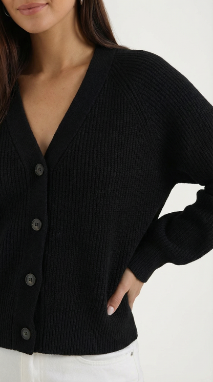 Olalla Josefina™ | Cardigan con escote en V y cierre de botones