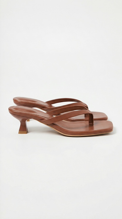 María Celina™ | Sandalias Jessica con Tacón Kitten y Diseño de Zehentrenner