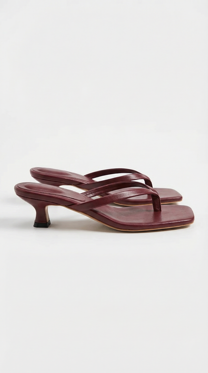 María Celina™ | Sandalias Jessica con Tacón Kitten y Diseño de Zehentrenner