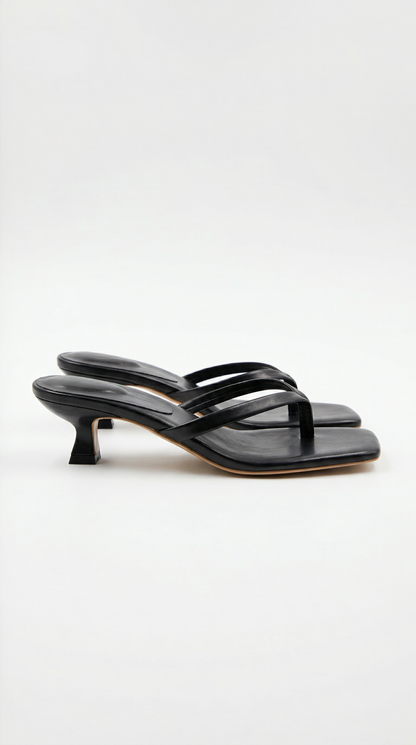María Celina™ | Sandalias Jessica con Tacón Kitten y Diseño de Zehentrenner