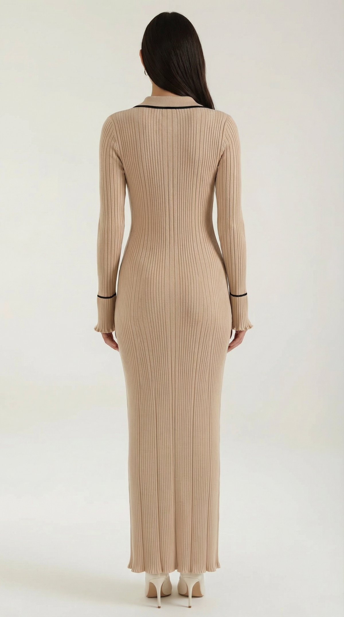 Ana Tulipa™ | Vestido Largo de Punto Josephine
