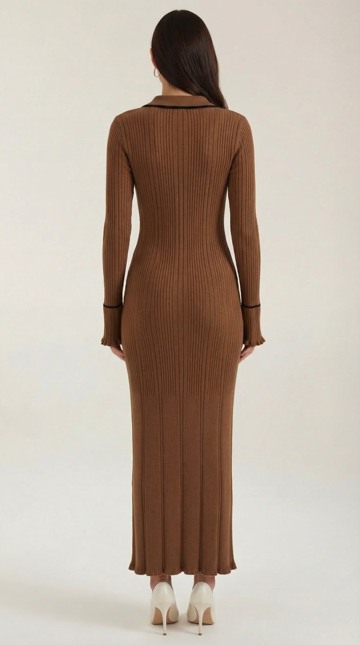 Ana Tulipa™ | Vestido Largo de Punto Josephine