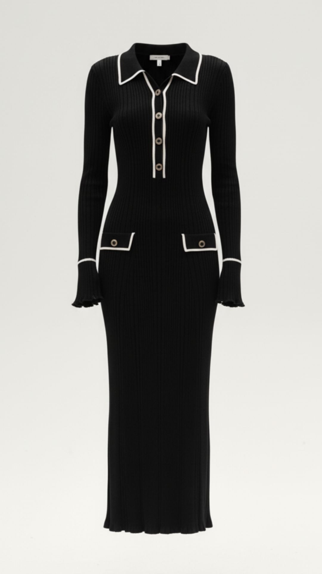 Ana Tulipa™ | Vestido Largo de Punto Josephine