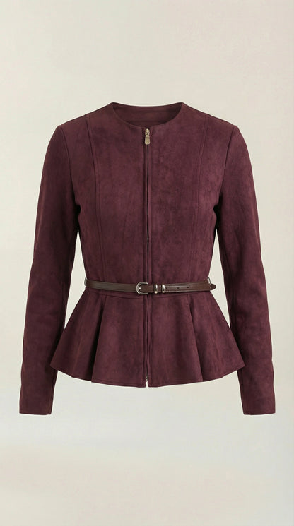 Soledad Azzurra™ | Chaqueta con Detalle Peplum