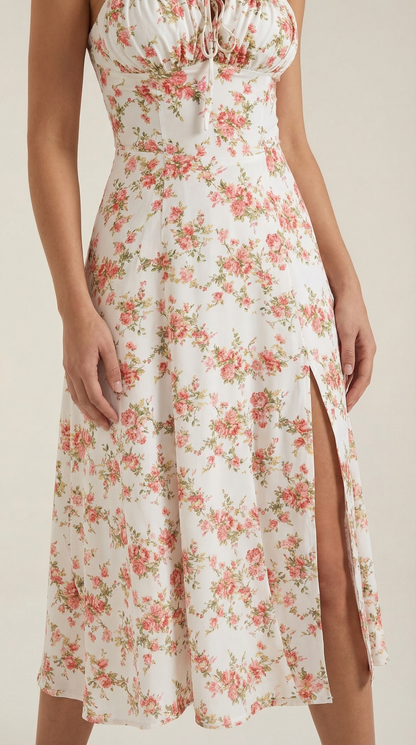 Rosa Paloma™ | Vestido Midi Josie - Alta Calidad