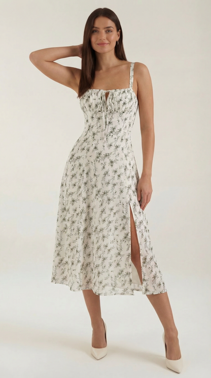 Rosa Paloma™ | Vestido Midi Josie - Alta Calidad