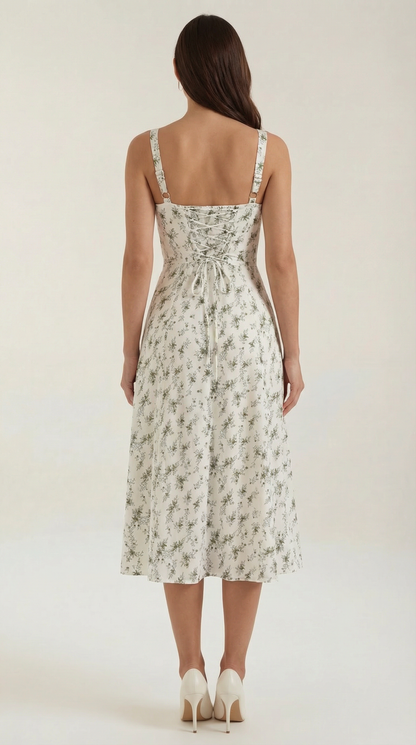 Rosa Paloma™ | Vestido Midi Josie - Alta Calidad