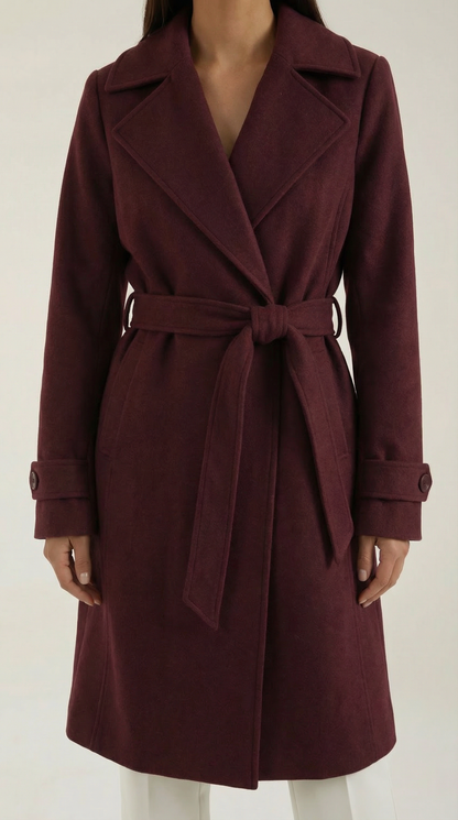Zósima Joana™ | Wool Coat with Belt