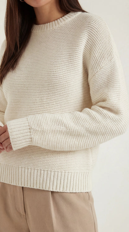 Giada Ashanti™ | Suéter de punto con textura en relieve