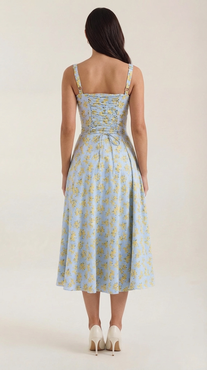 Manuela Cindy™ | Vestido Midi de Verano - Alta calidad