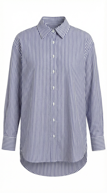 Iratxe Casandra™ | Camisa de Manga Larga a Rayas