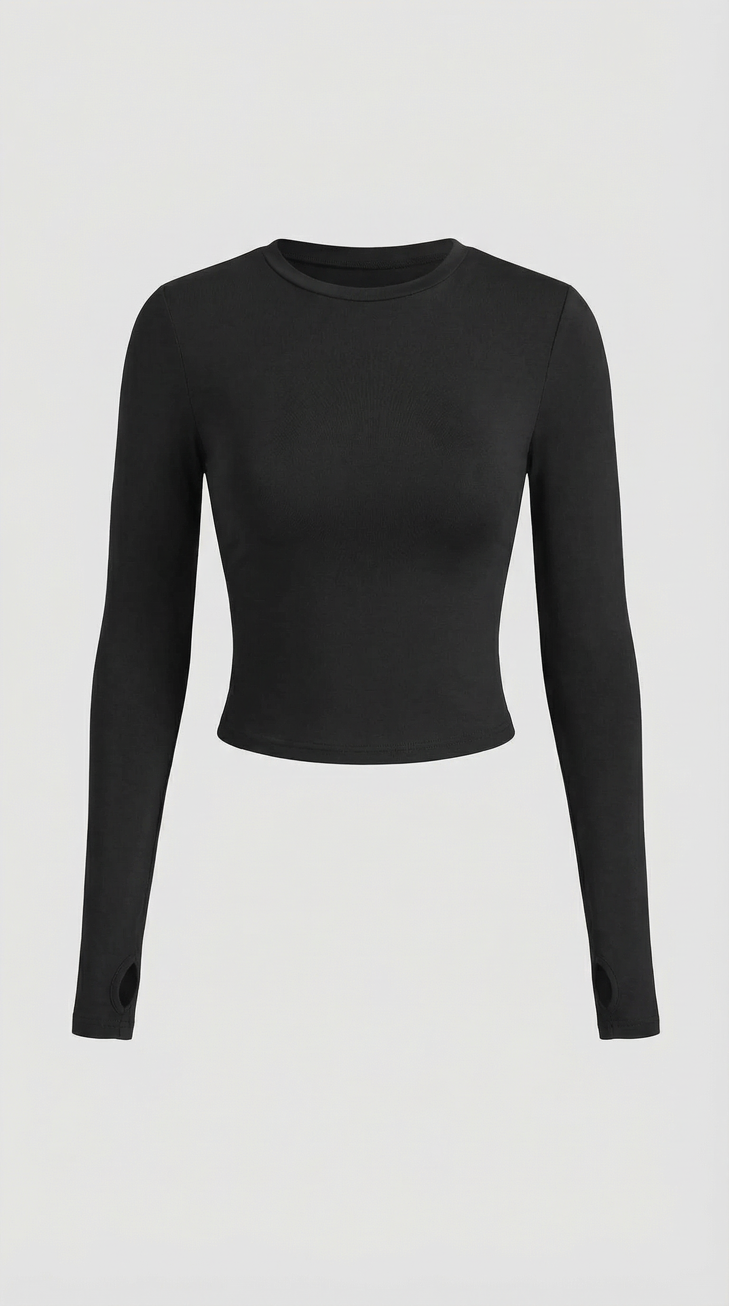 Rosa Neus™ | Karen Langarm-Crop-Top
