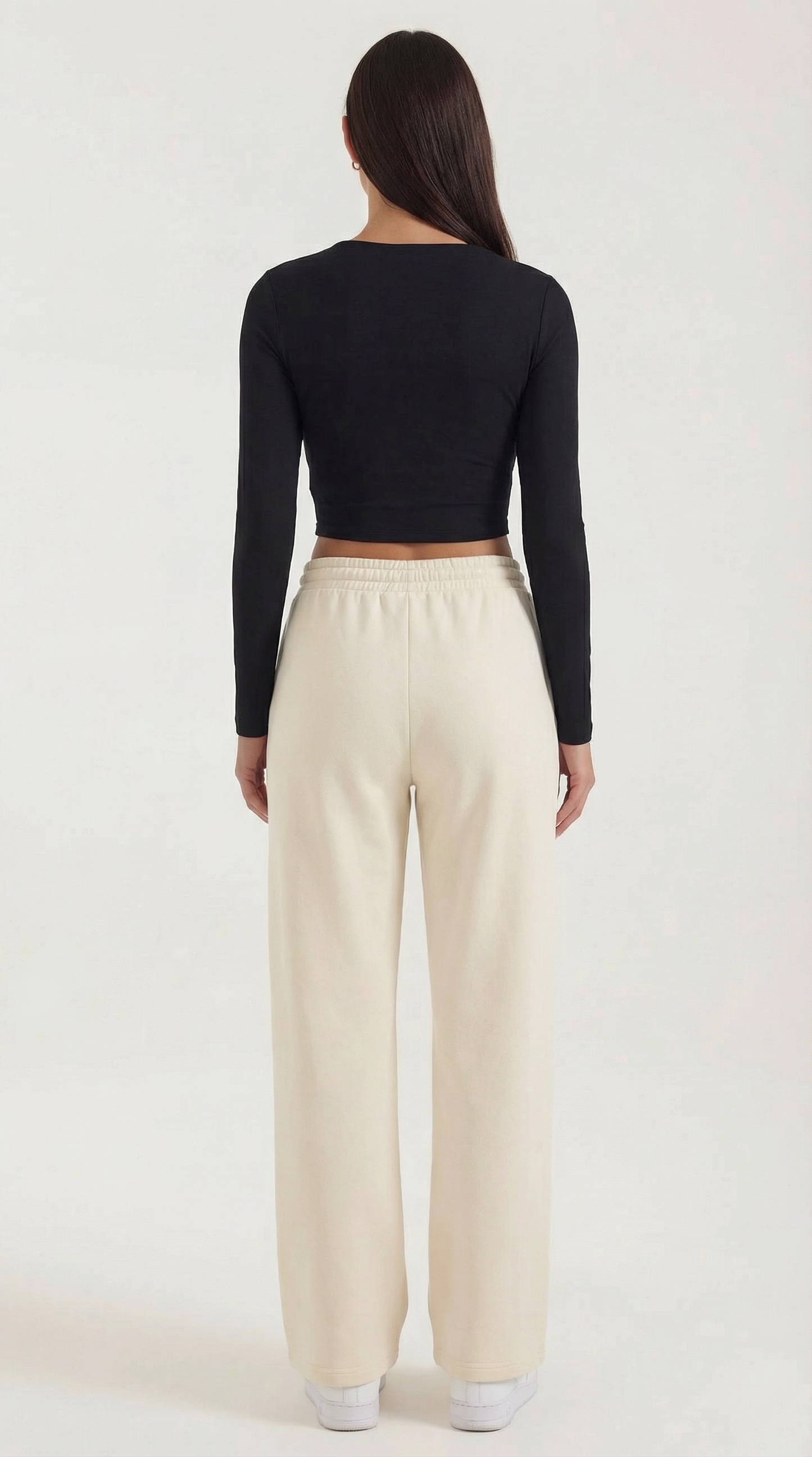 Ana Bianca™ | Karen Long Sleeve Crop Top