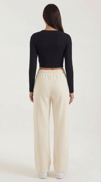Ana Bianca™ | Karen Long Sleeve Crop Top