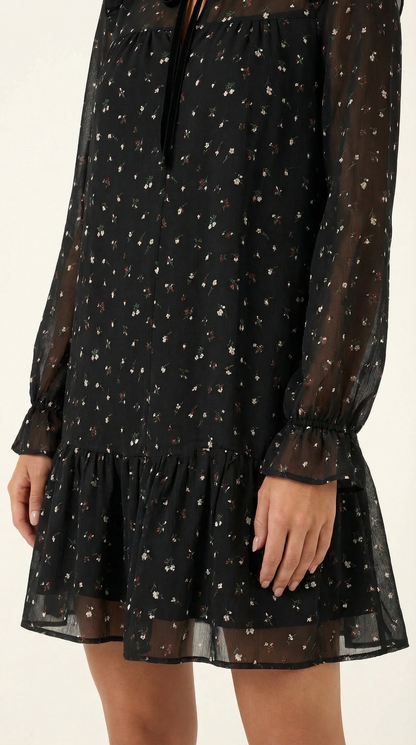 Rosa Elba™ | Katie Vestido Corto con Volantes
