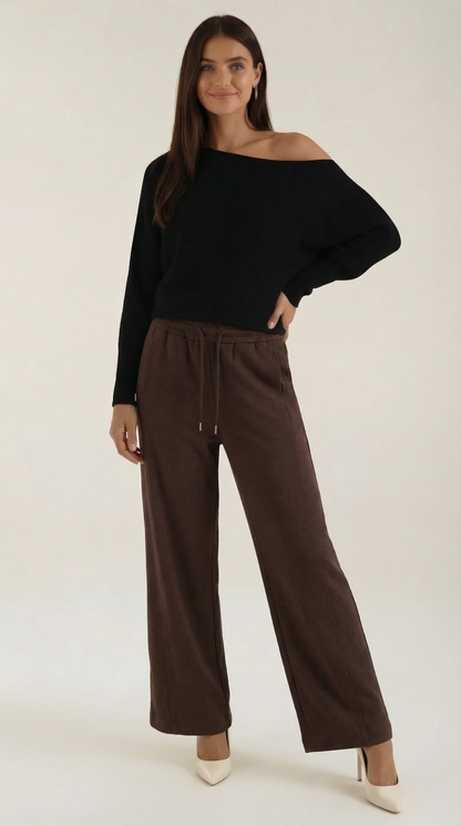 María Damaris™ | Jeans anchos Kendra con cordón