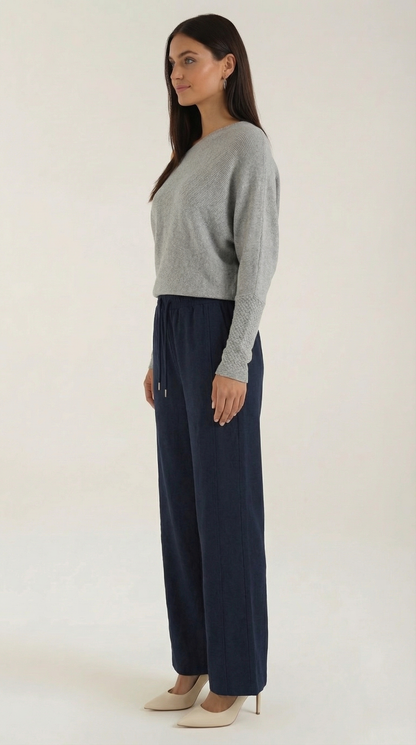 María Damaris™ | Jeans anchos Kendra con cordón