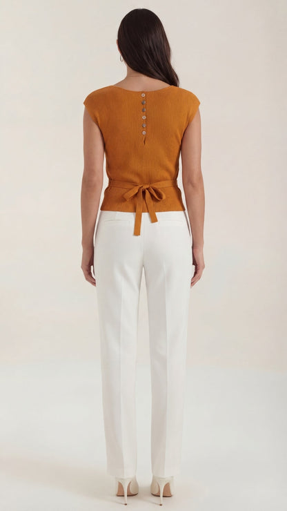 Ana Eulalia™ | Blusa Kim con escote en V