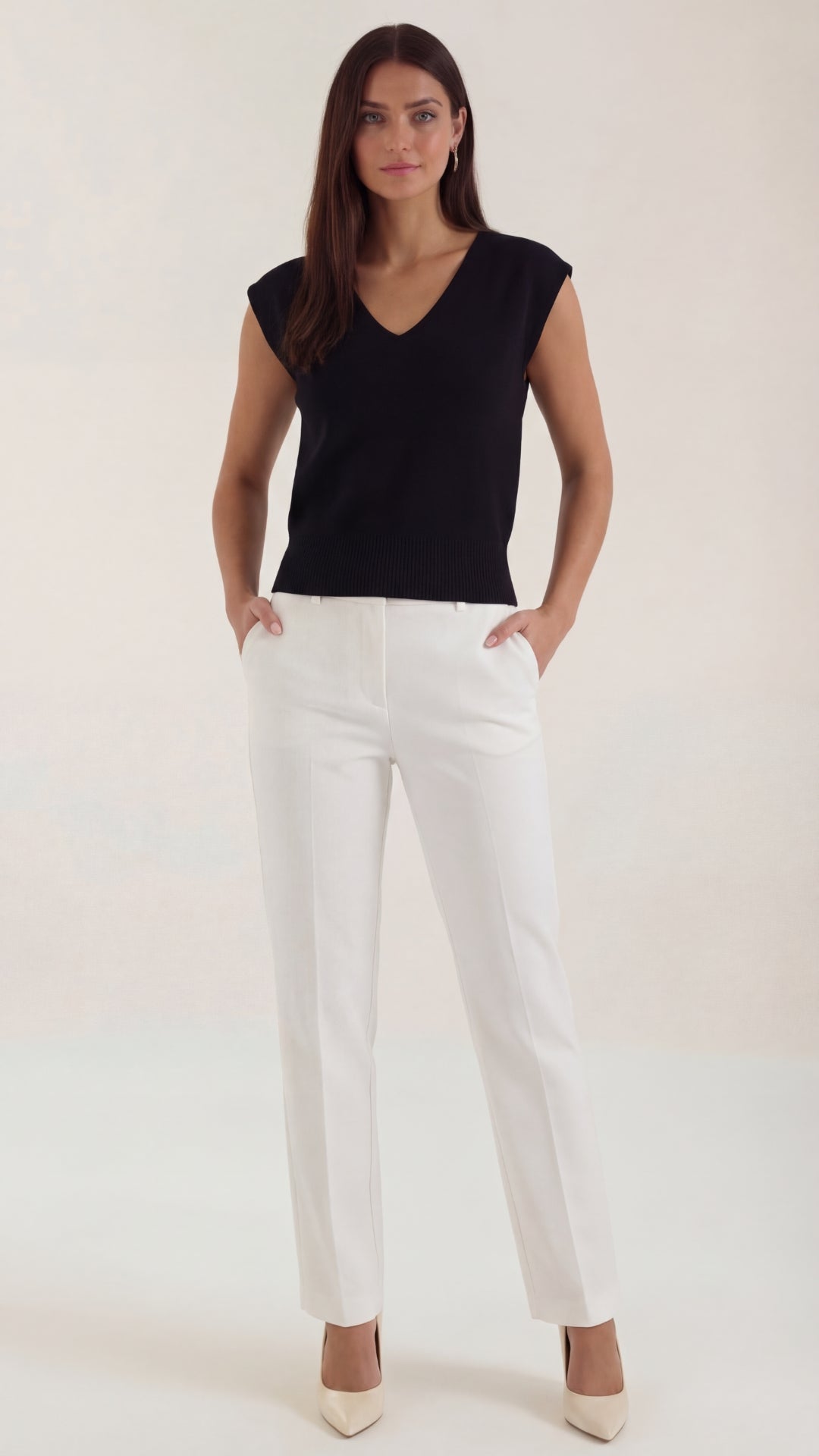 Ana Eulalia™ | Blusa Kim con escote en V