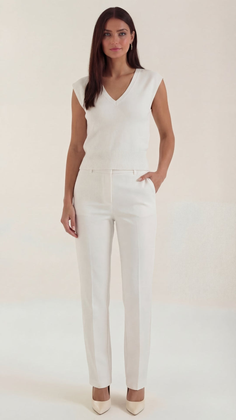 Ana Eulalia™ | Blusa Kim con escote en V