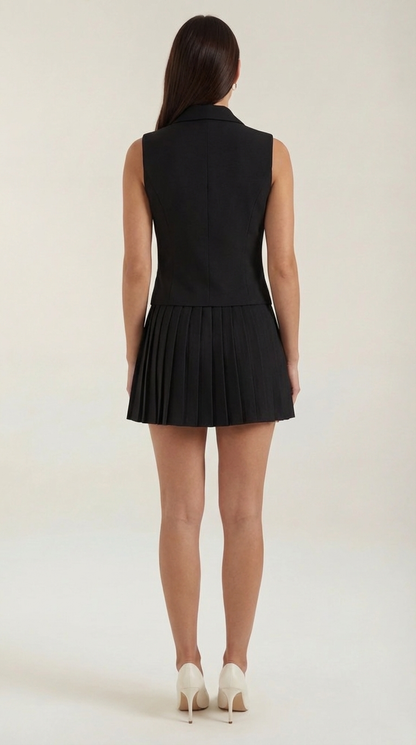 Rosa Wilma™ | Conjunto Kimberly: Blazer, Chaleco y Falda