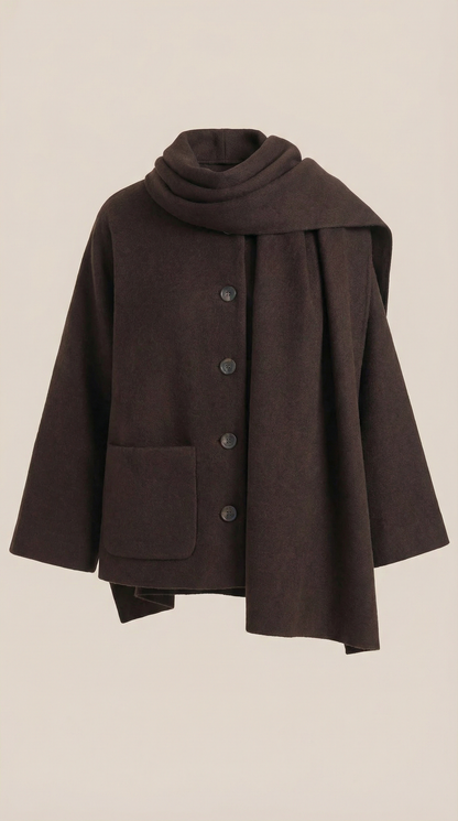Valentina Clotilde™ | Gemütlicher Mantel-Cape