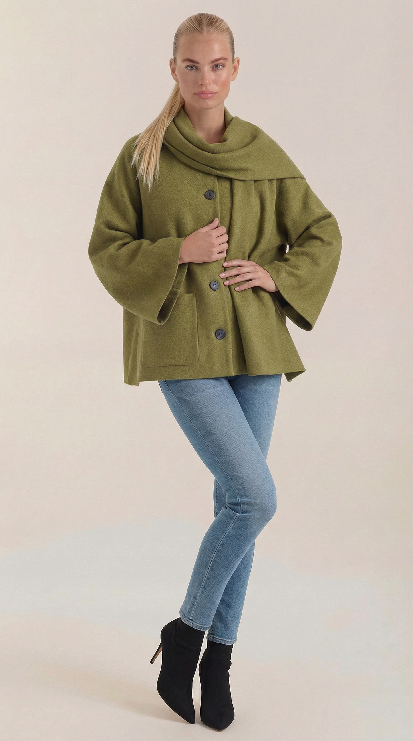 Valentina Clotilde™ | Gemütlicher Mantel-Cape