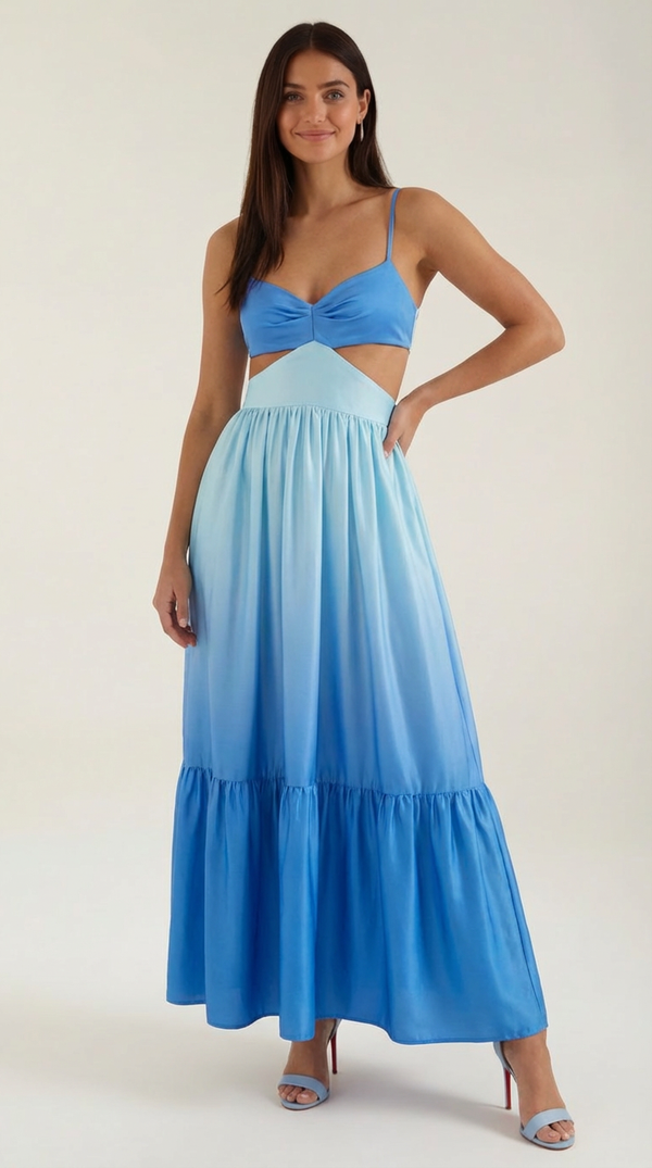 Ana Libertad™ | Maxi Vestido Laura con Escote