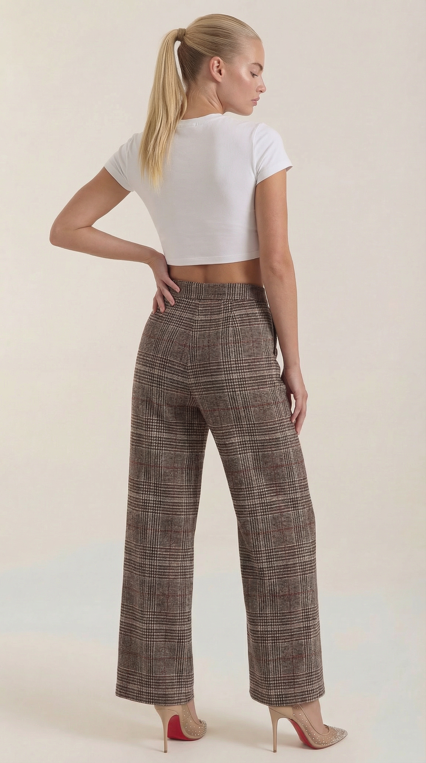 María Delfina™ | Pantalones de cuadros Leigh