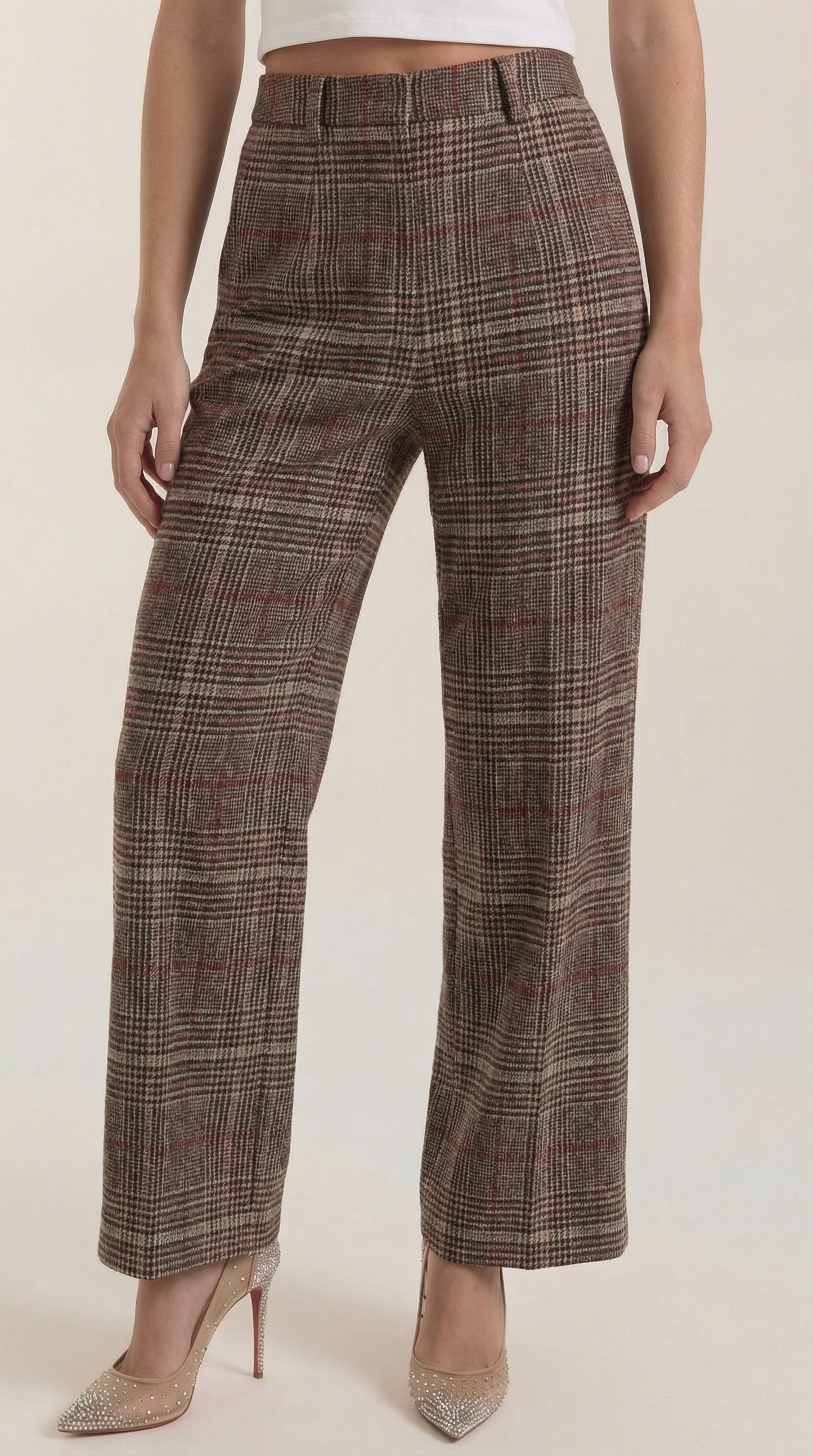 María Delfina™ | Pantalones de cuadros Leigh