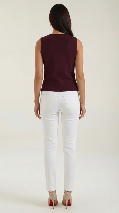 Rosa Casilda™ | Chaleco de Punto Lily