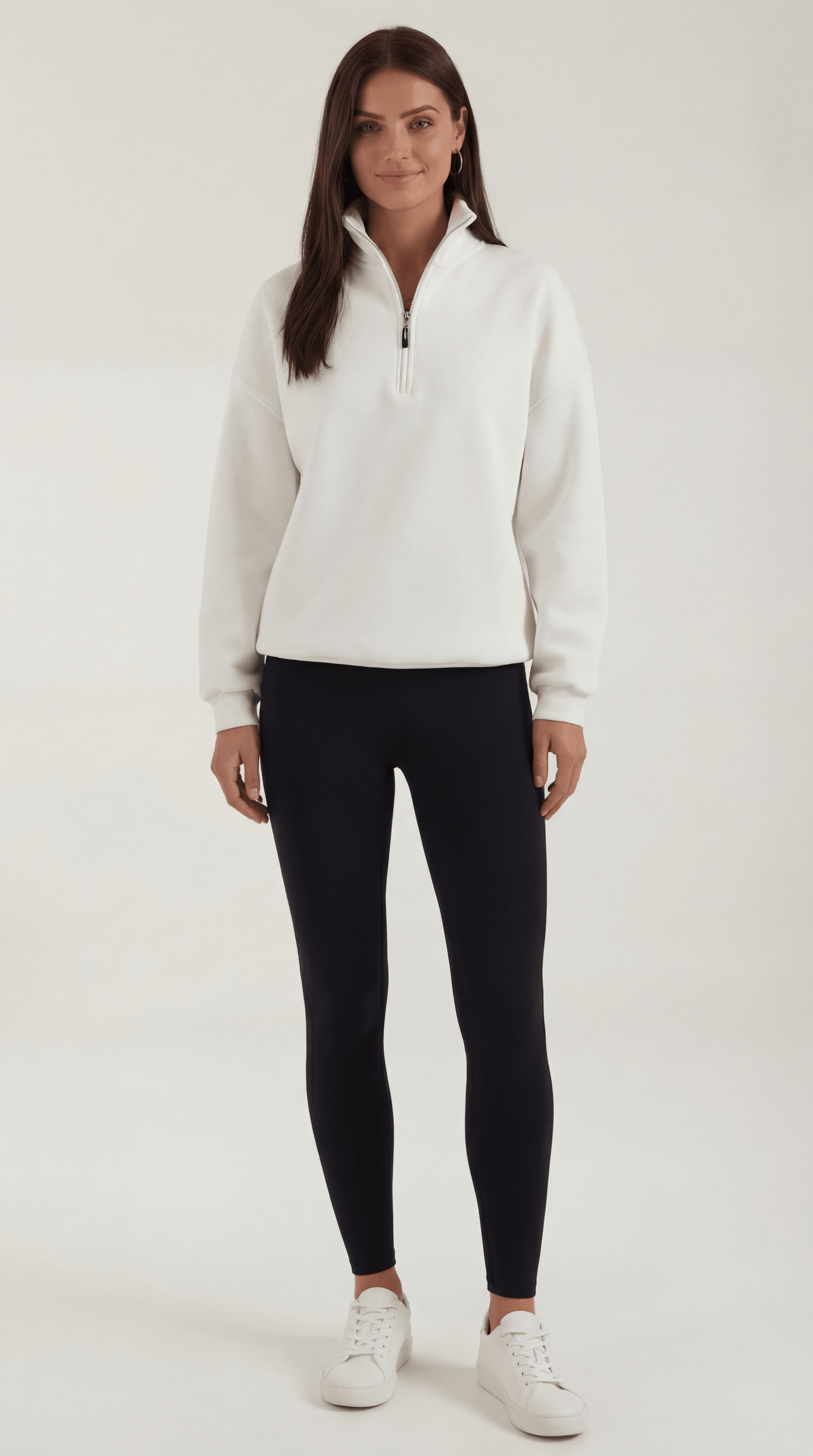 Louna Engracia™ | Jersey Oversized con cremallera hasta el cuello