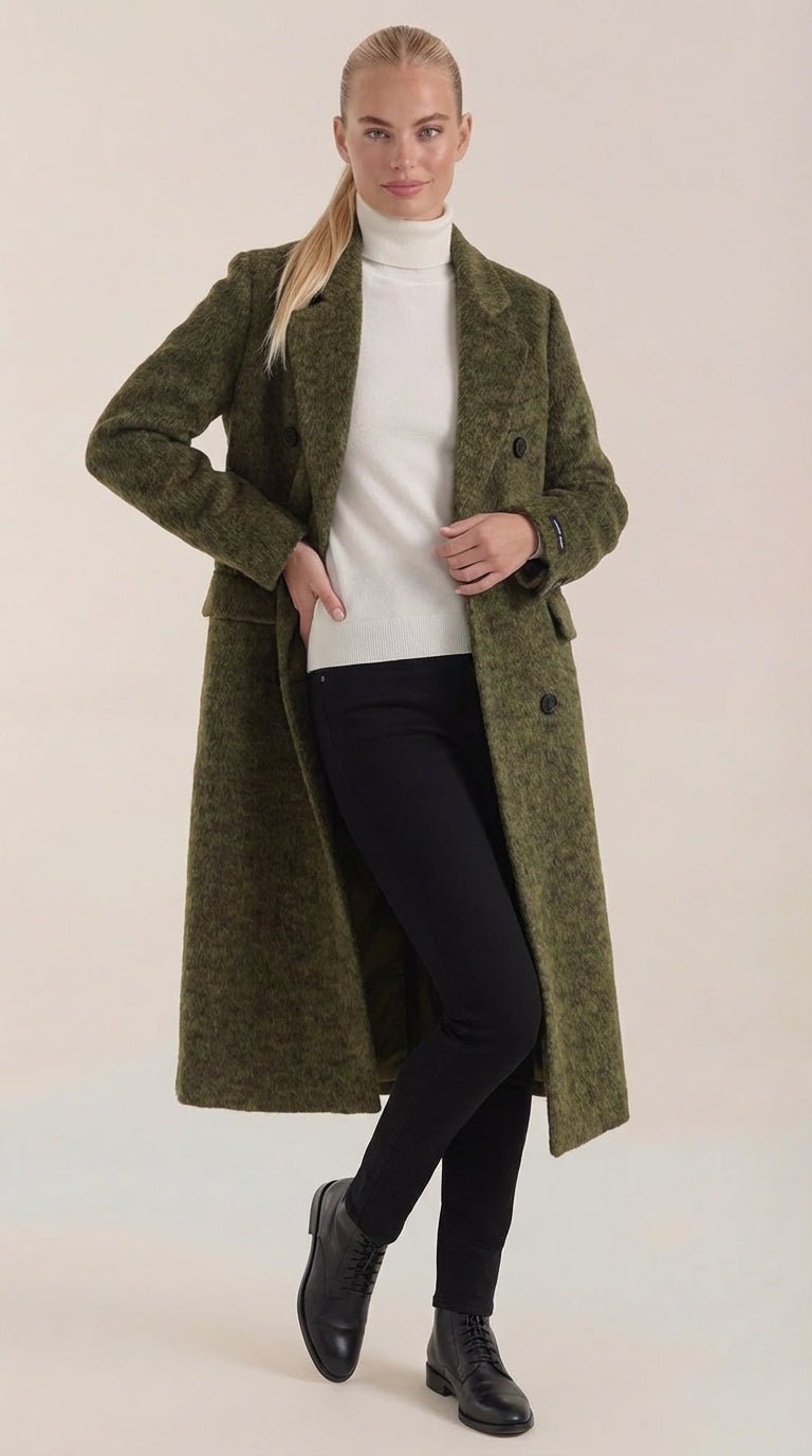 Rosa Iria™ | Gabardina de Lana Lucille