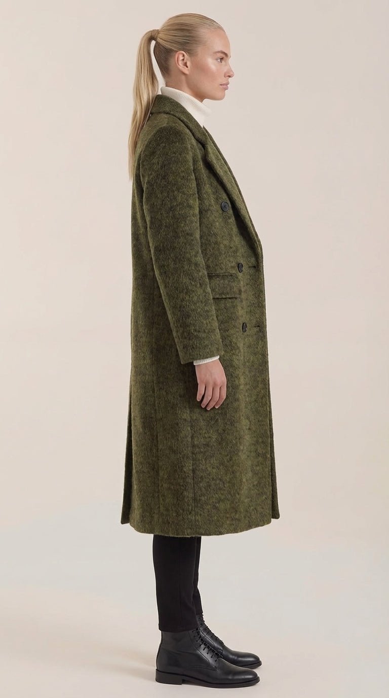 Rosa Iria™ | Gabardina de Lana Lucille