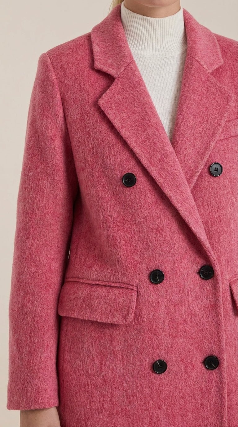 Rosa Iria™ | Gabardina de Lana Lucille
