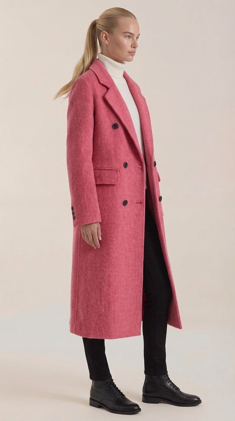 Rosa Iria™ | Gabardina de Lana Lucille