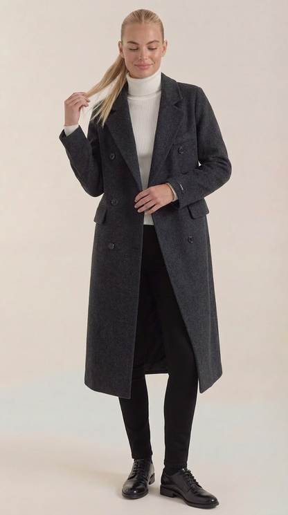 Rosa Iria™ | Gabardina de Lana Lucille