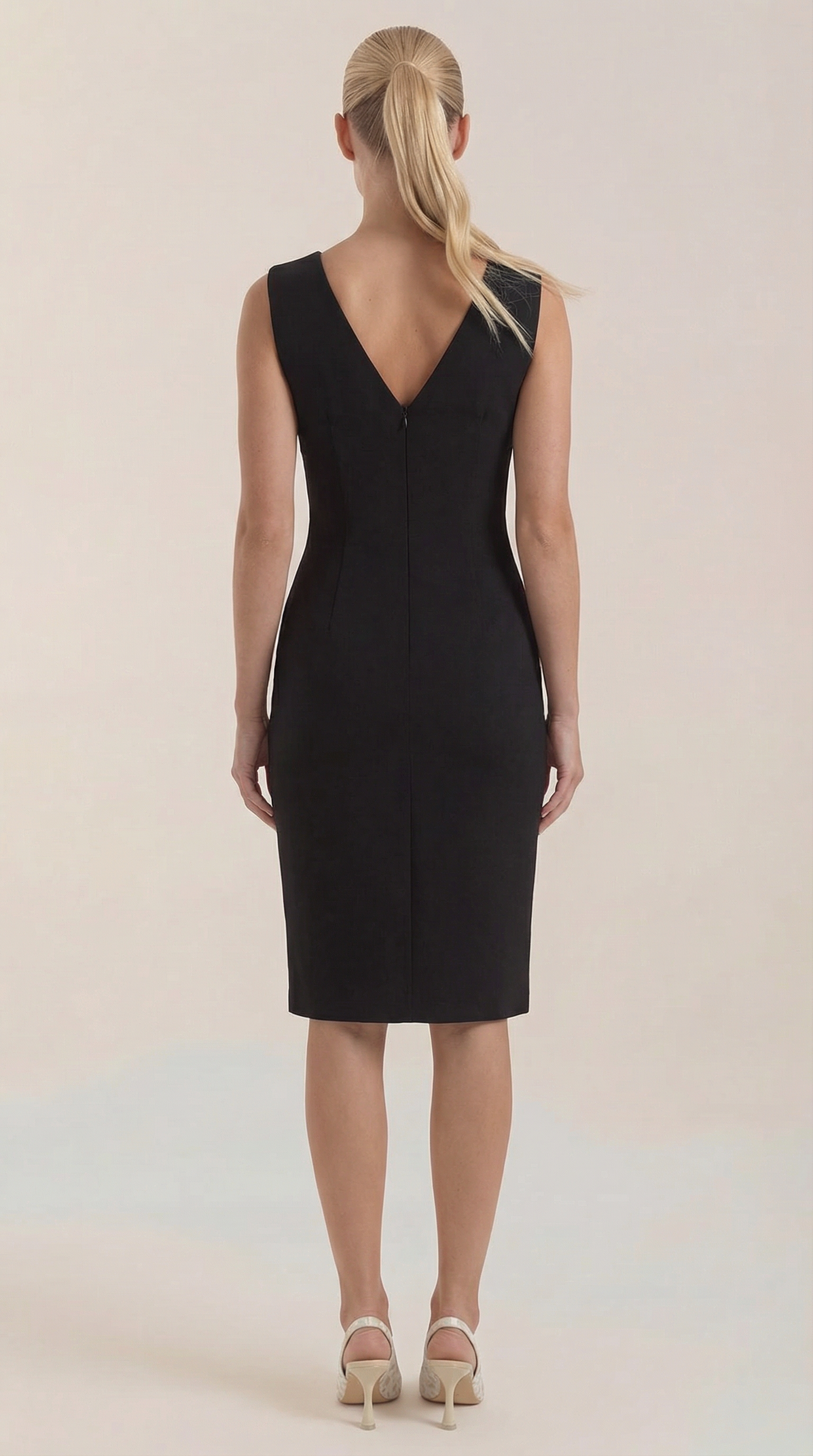 Ana Paz™ | Vestido Midi Lydia con escote en forma de V