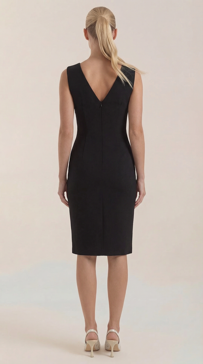 Ana Paz™ | Vestido Midi Lydia con escote en forma de V