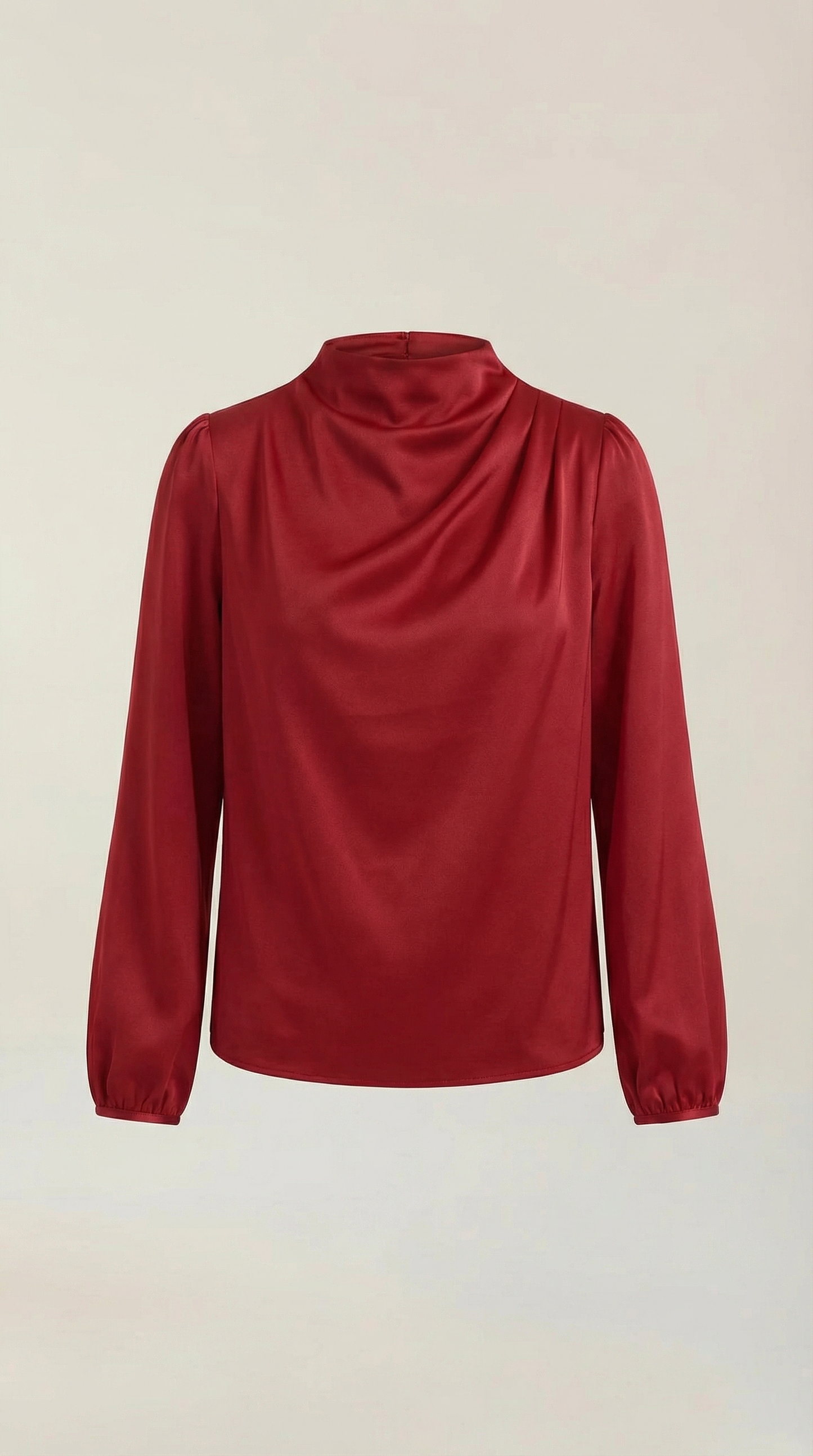 Alexandra Pepa™ | Blusa de Manga Larga Drapiada Marcia