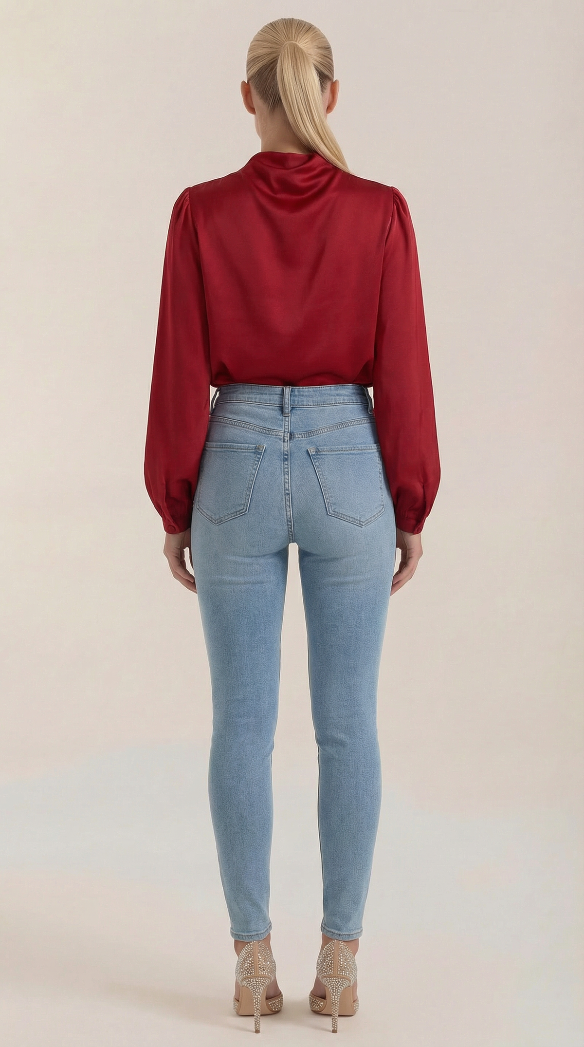 Alexandra Pepa™ | Blusa de Manga Larga Drapiada Marcia