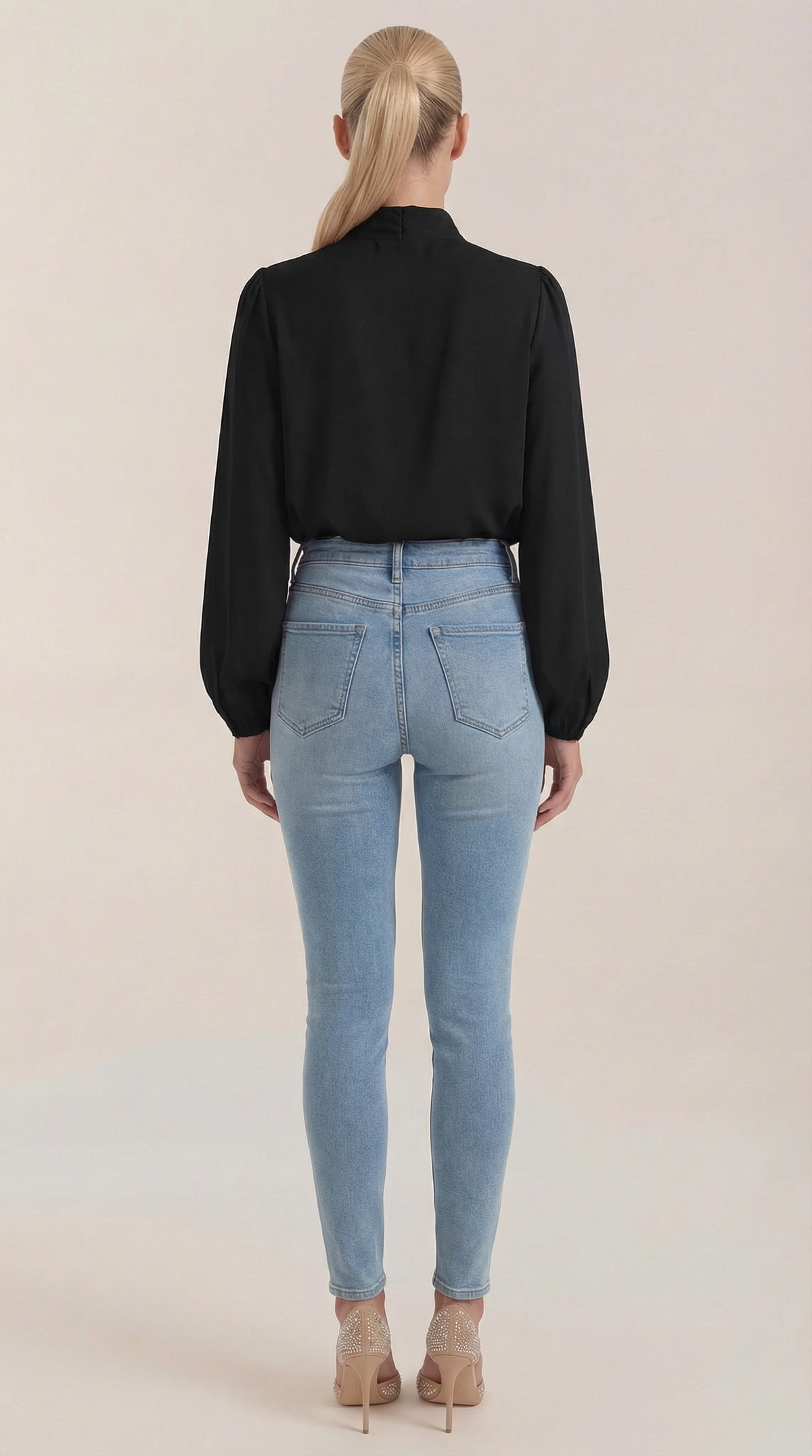 Alexandra Pepa™ | Blusa de Manga Larga Drapiada Marcia