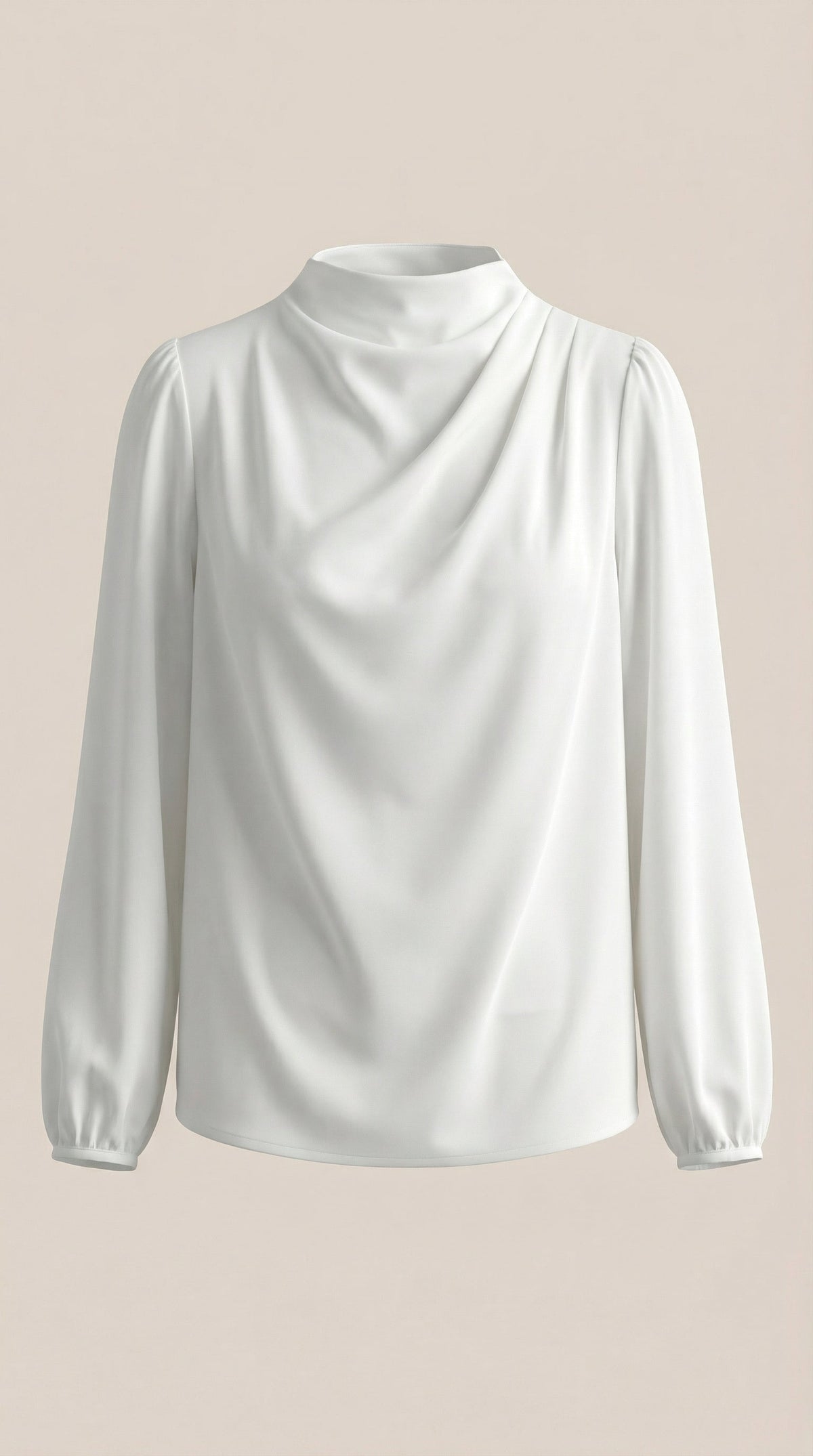 Alexandra Pepa™ | Blusa de Manga Larga Drapiada Marcia
