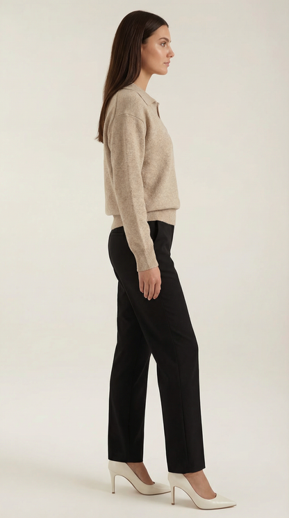 Giada Elidia™ | Polo Casual con Escote en V