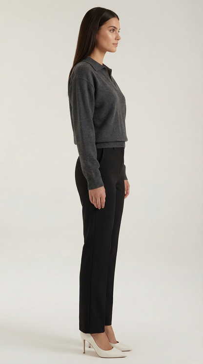 Giada Elidia™ | Polo Casual con Escote en V