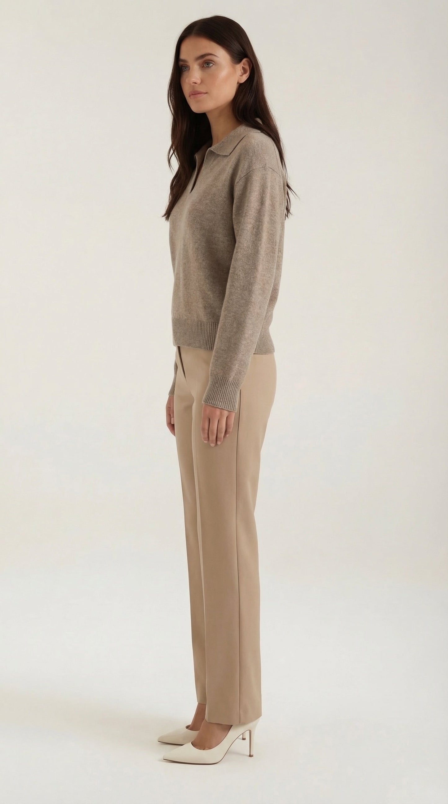 Rowan Lucie™ | Suéter Casual de Polo con Escote en V