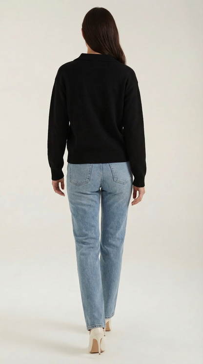 Giada Elidia™ | Polo Casual con Escote en V
