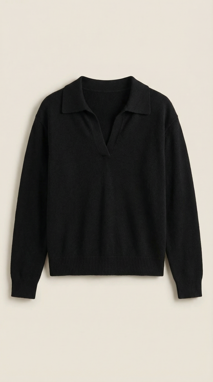 Rowan Lucie™ | Suéter Casual de Polo con Escote en V